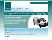 Tablet Screenshot of nfpc-hire.co.uk